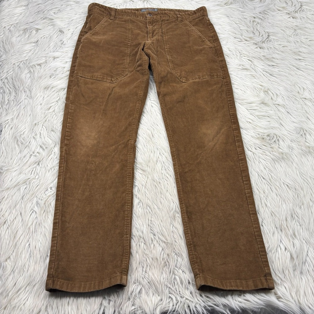 L.L. Bean Men's 35 x 30 Brown Corduroy Straight Leg Pants Cotton